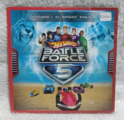 NELA-q, Hot Wheels Battle Force 5 DVD &quot;EPISODIO I &#39;EL ORIGEN&#39; PARTE I&quot;.