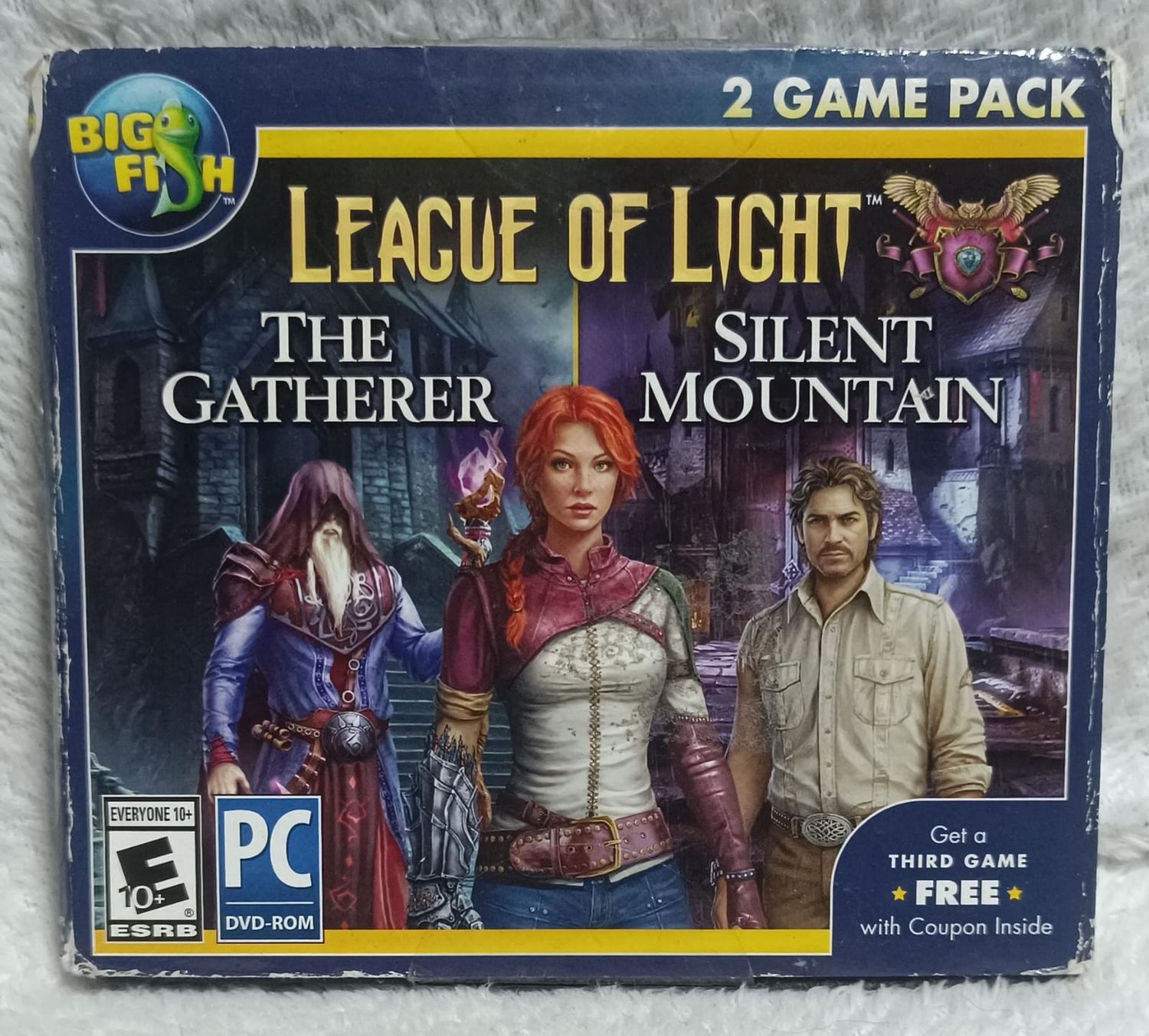 NELA-q,  League of Light: The Gatherer y League of Light: Silent Mountain muestra un Paquete de Dos Juegos de PC Usado