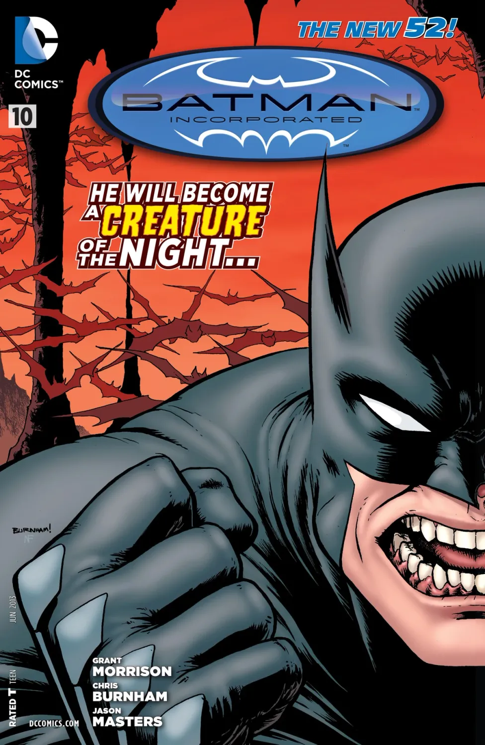 NELA-k, Batman Comic Issue 10 Batman Incorporated The New 52 He Will Become a Creature of the Night