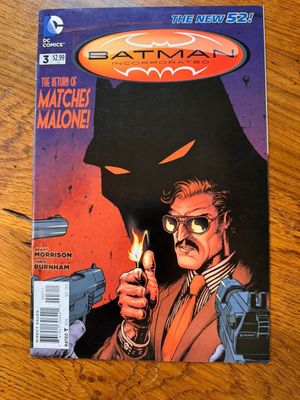 NELA-k, Batman Comic Issue 3 Batman Incorporated The New 52 The Return of Matches Malone