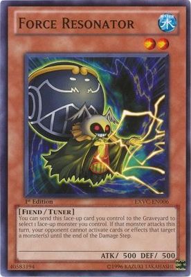 Force Resonator - EXVC-EN006 - Common 1st Edition Extreme Victory 1st Edition Singles