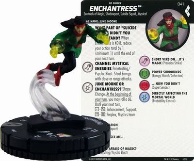 Enchantress #041 Harley Quinn and the Gotham Girls DC Heroclix DC: Harley Quinn and the Gotham Girls Singles *Sin Tarjeta*