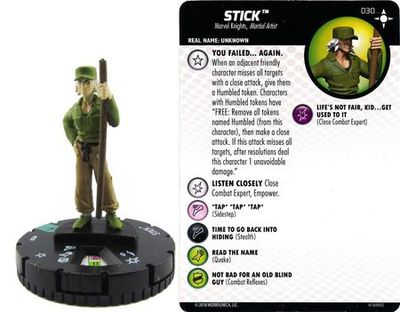 Stick #030 Secret Wars - Battleworld Marvel Heroclix Marvel: Secret Wars - Battleworld Singles *Sin Tarjeta*