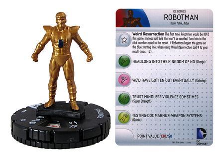 Robotman #005 World&#39;s Finest DC Heroclix DC: World&#39;s Finest Singles *Sin Tarjeta*
