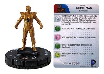 Robotman #005 World&#39;s Finest DC Heroclix DC: World&#39;s Finest Singles *Sin Tarjeta*
