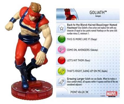 Goliath #066 Chase Rare Avengers Assemble Marvel Heroclix Marvel: Avengers Assemble Singles *Sin Tarjeta*