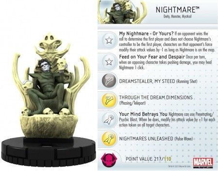 Nightmare #042 Amazing Spider-Man Marvel Heroclix Amazing Spider-Man Booster Set Singles *Sin Tarjeta*