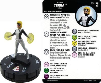 Terra #004 Rebirth DC Heroclix DC: Rebirth Singles *Sin Tarjeta*