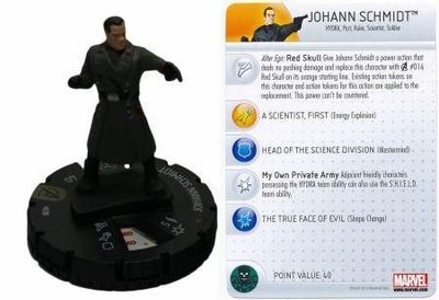 Johann Schmidt #038 Avengers Movie Marvel Heroclix Marvel: Avengers Movie *Sin Tarjeta*