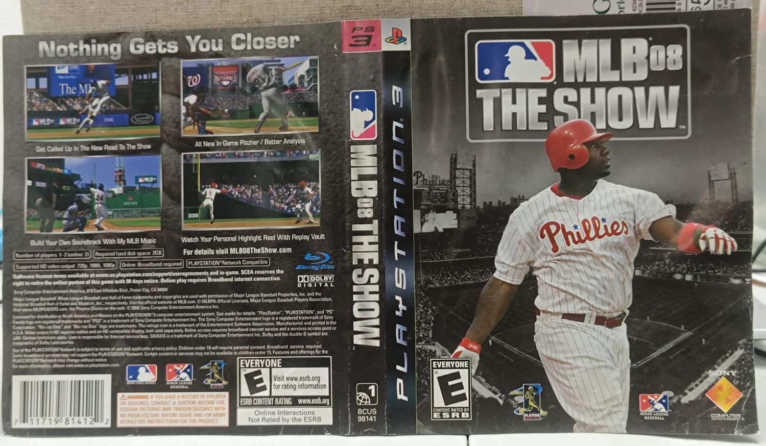 NELA-q, MLB 08 The Show Portada