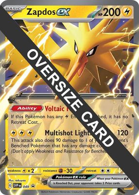 SH14 Zapdos ex - 049 - Jumbo Cards (PR) Jumbo Cards