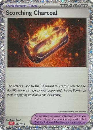 Scorching Charcoal - 026/034 - CLC Pokemon Trading Card Game Classic