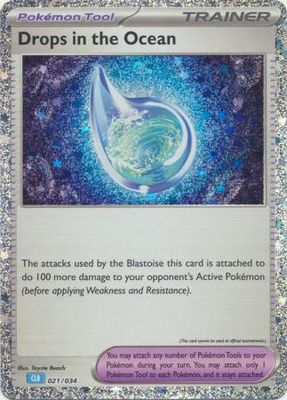 Drops in the Ocean - 021/034 - CLB Pokemon Trading Card Game Classic