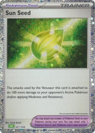 Sun Seed - 027/034 - CLV Pokemon Trading Card Game Classic