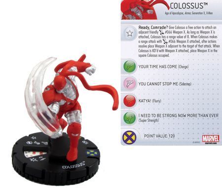 Colossus #061 Chase Rare The Uncanny X-Men Marvel Heroclix Marvel: The Uncanny X-Men Singles *Sin Tarjeta*