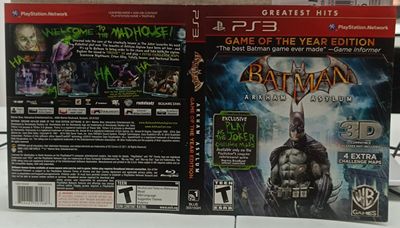 NELA-q, Bataman Arkham Asylum Portada