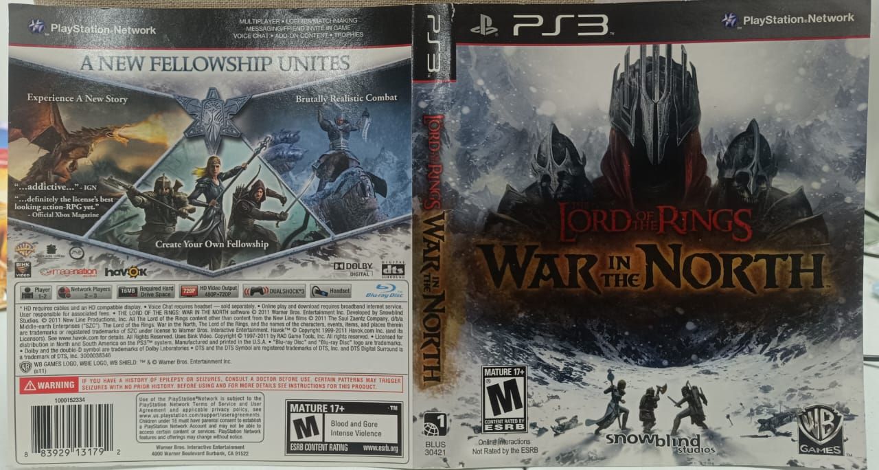 NELA-q, Lord of The Rings War in The North Portada