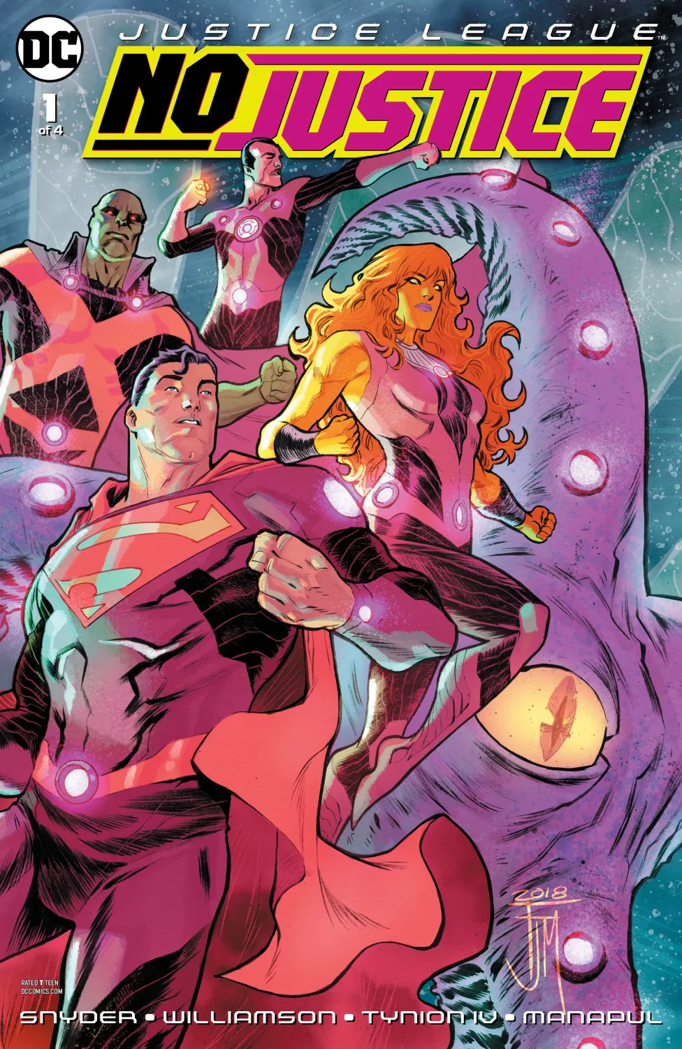 NELA-k, Justice League Comic No Justice Issue 1