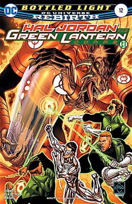 NELA-k, Hal Jordan and the Green Lantern Corps Comic Issue 12 Bottled Light DC Universe Rebirth