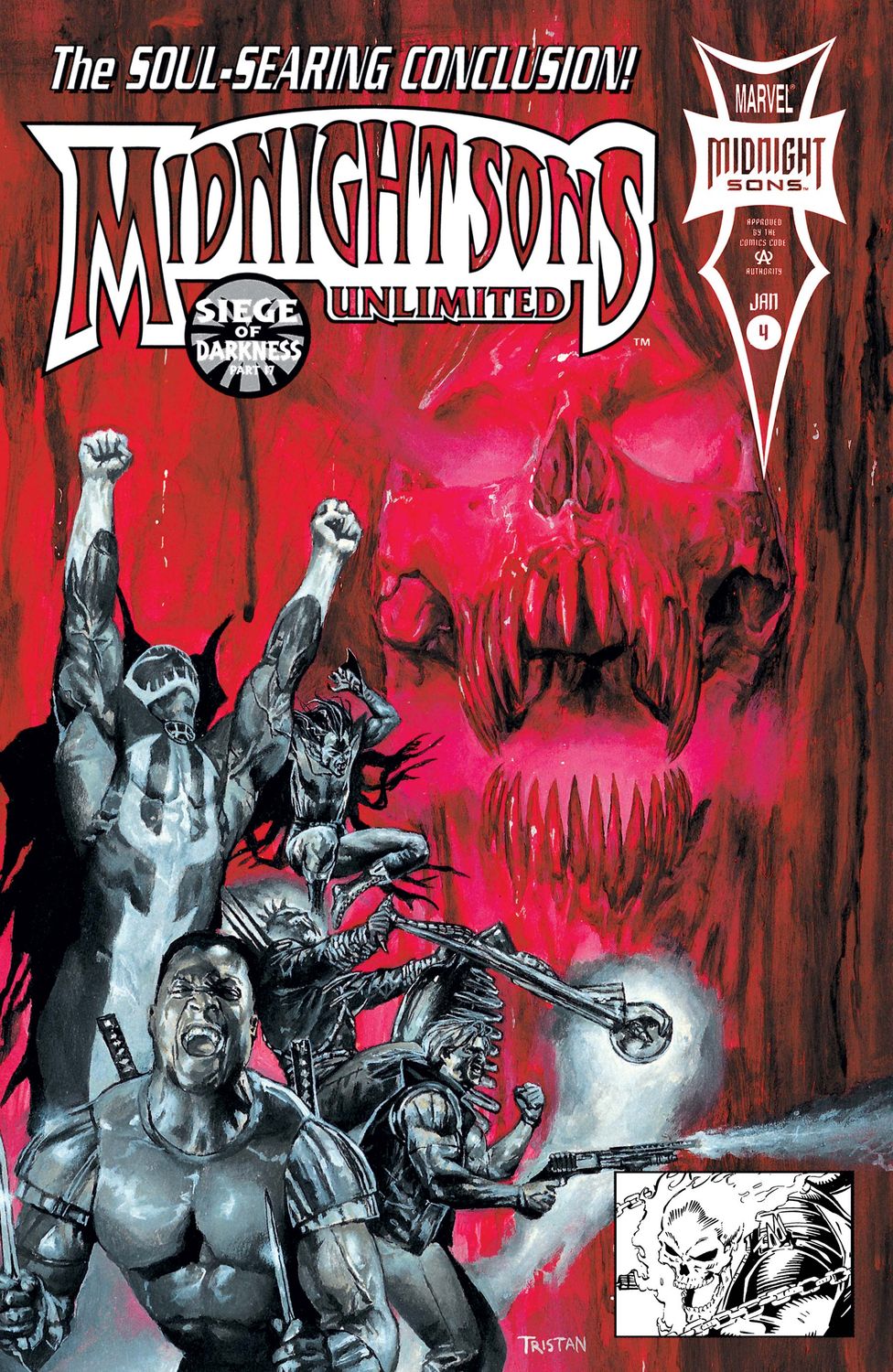 NELA-k, Midnight Sons Comic Issue 4 Unlimited The Soul Searing Conclusion