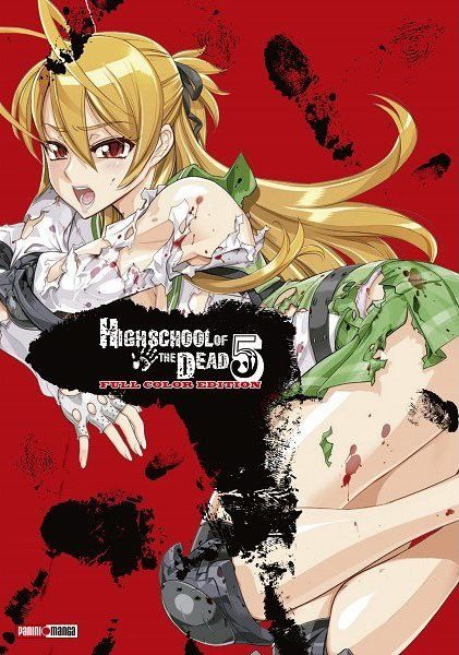 SH15 Highschool of the Dead Manga Volumen 5 Espanol Panini Full Color Edition