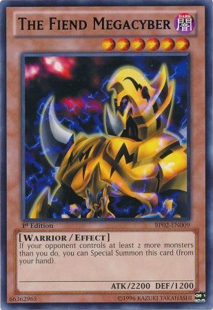 The Fiend Megacyber - BP02-EN009 - Rare 1st Edition Battle Pack 2: War of the Giants 1st Edition Singles