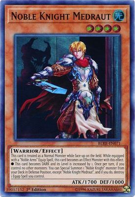 Noble Knight Medraut - BLRR-EN071 - Ultra Rare 1st Edition Battles of Legend: Relentless Revenge Singles