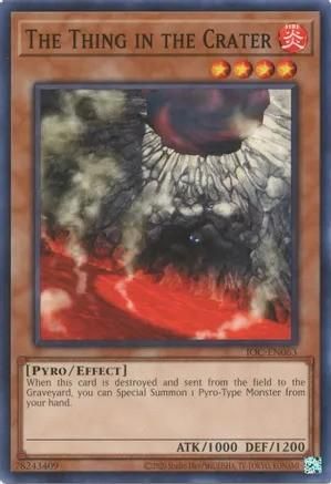 The Thing in the Crater - IOC-EN063 - Common Unlimited (25th Reprint) Invasion of Chaos 25th Anniversary Singles