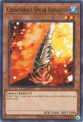 Cannonball Spear Shellfish - IOC-EN085 - Common Unlimited (25th Reprint) Invasion of Chaos 25th Anniversary Singles