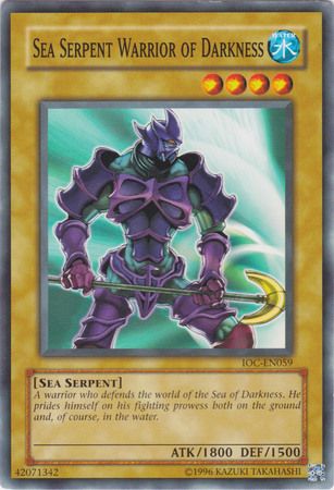 Sea Serpent Warrior of Darkness - IOC-EN059 - Common Unlimited Invasion of Chaos [IOC] Unlimited Singles