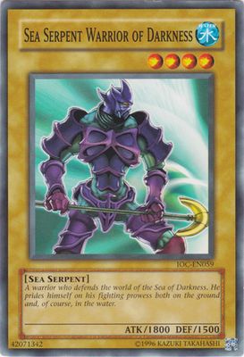 Sea Serpent Warrior of Darkness - IOC-EN059 - Common Unlimited Invasion of Chaos [IOC] Unlimited Singles