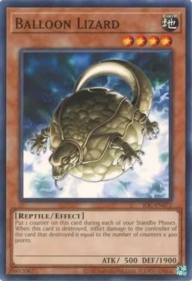 Balloon Lizard - IOC-EN072 - Common Unlimited (25th Reprint) Invasion of Chaos 25th Anniversary Singles