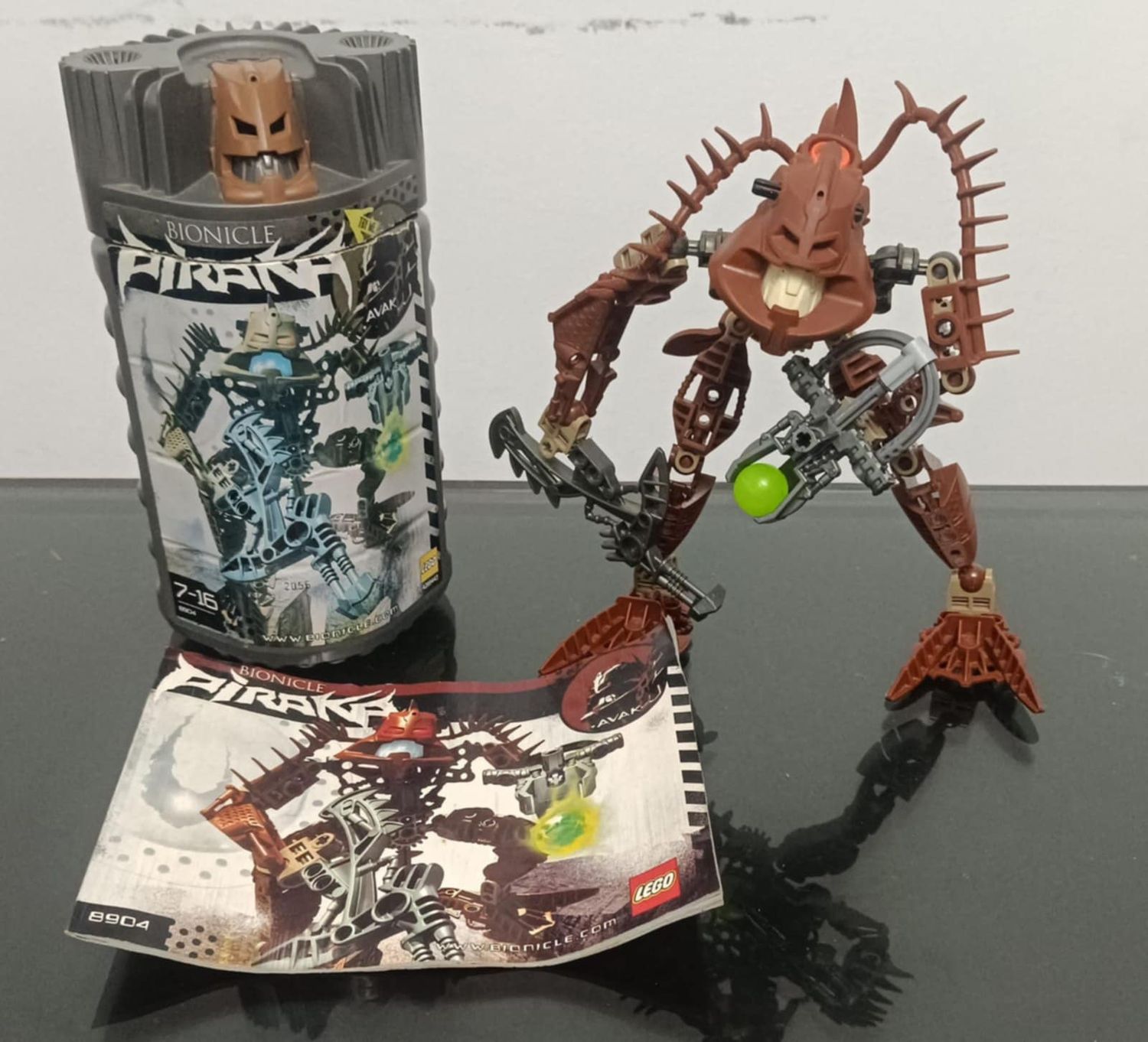 SH15 Avak Bionicle Figura Lego Serie Piraka Completo