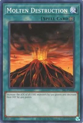 Molten Destruction - SRL-EN098 - Common Unlimited (25th Reprint) Spell Ruler 25th Anniversary Singles