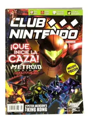 NELA-r, Club Nintendo Año 15 Numero 3 Metroid Prime Hunters Revista