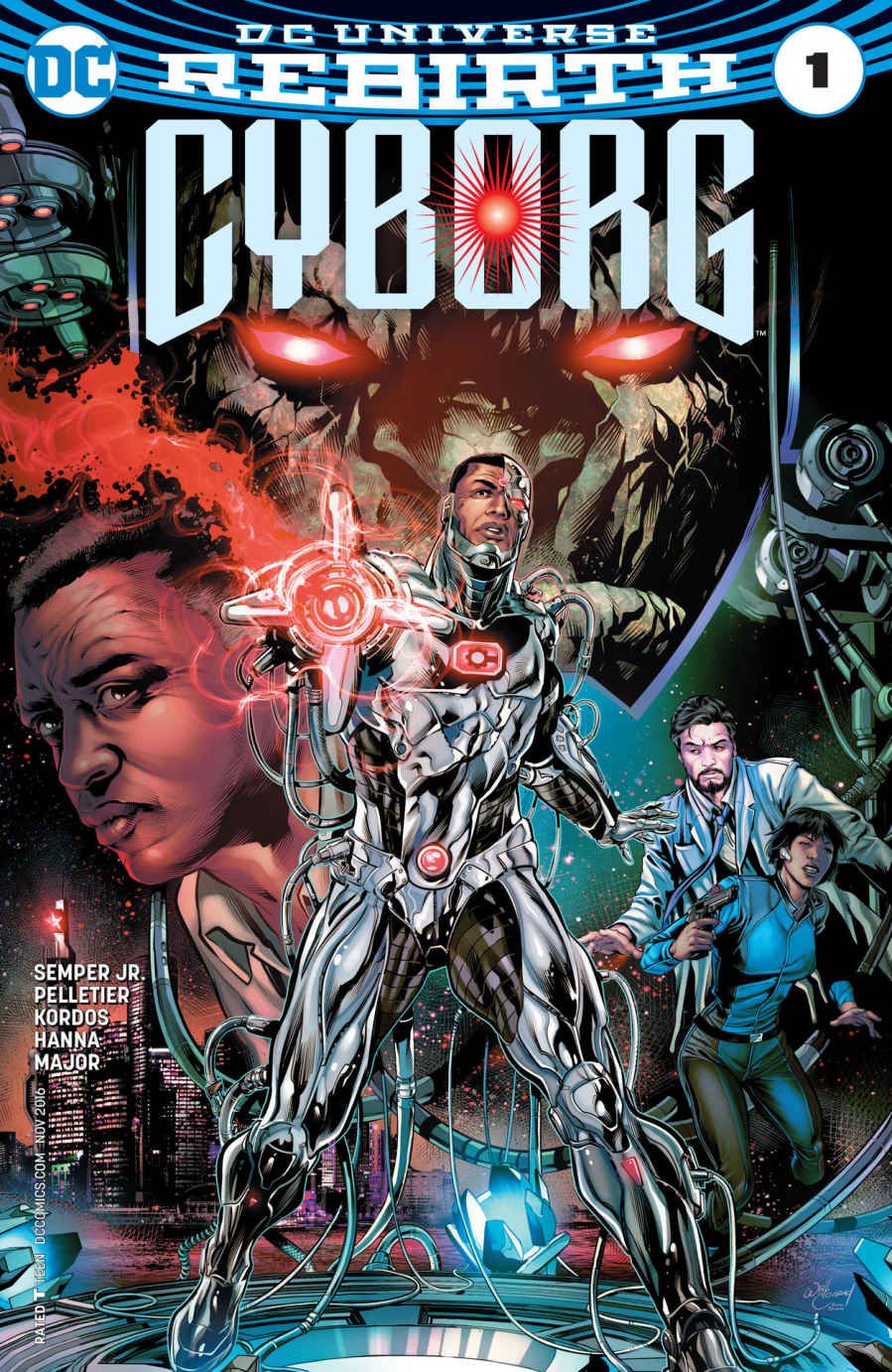 NELA-k,  Cyborg Comic Issue 1 DC Universe Rebirth