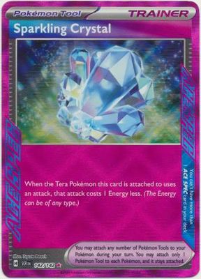 SJ Sparkling Crystal - 142/142 - Ace Rare Scarlet &amp; Violet: Stellar Crown Singles