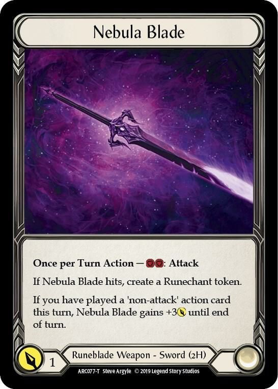 Nebula Blade // Runechant - Arcane Rising (ARC) Arcane Rising