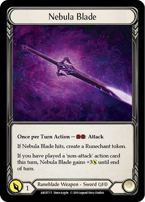 Nebula Blade // Runechant - Arcane Rising (ARC) Arcane Rising