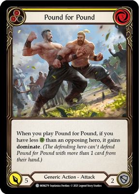 Pound for Pound (Yellow) - Monarch (MON) Monarch