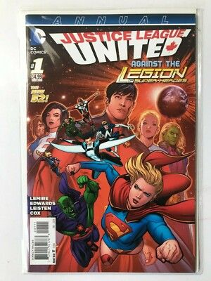 NELA-k, Justice League United Annual 1 Justice League United Against The Legion of Superheroes.