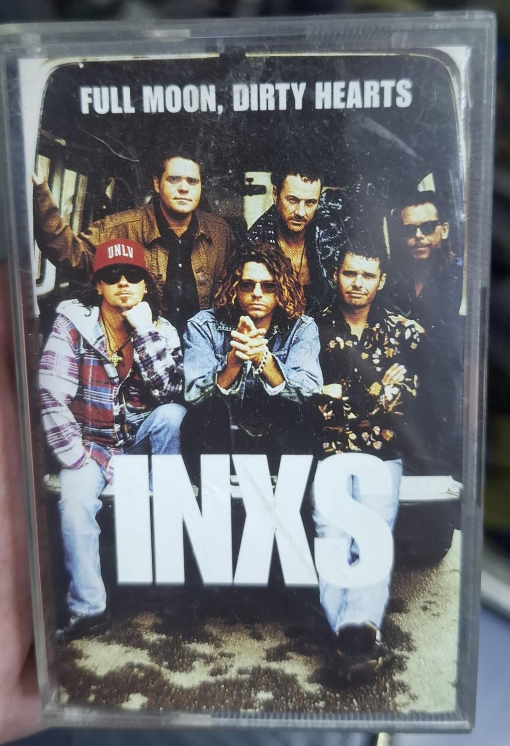 BAF1 INXS Cassette Musica Full Moon Dirty Hearts