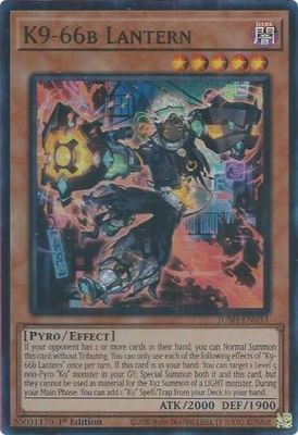 SJ K9-66b Lantern - JUSH-EN033 - Super Rare 1st Edition Justice Hunters 1st Edition Singles