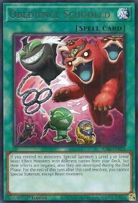 Obedience Schooled - JUSH-EN029 - Rare 1st Edition Justice Hunters 1st Edition Singles