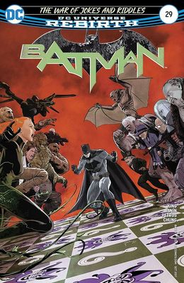 NELA-k, Batman Comic Issue 29 The War of Jokes and Riddles DC Universe Rebirth