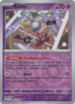 Klefki - 096/198 - Holo Rare Reverse Holo Scarlet &amp; Violet (Base Set) Reverse Holo Singles