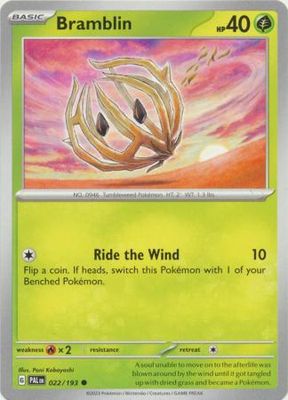 Bramblin - 022/193 - Common Scarlet &amp; Violet: Paldea Evolved Singles