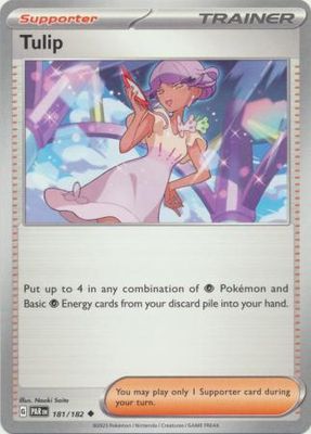 Tulip - 181/182 - Uncommon Scarlet &amp; Violet: Paradox Rift Singles