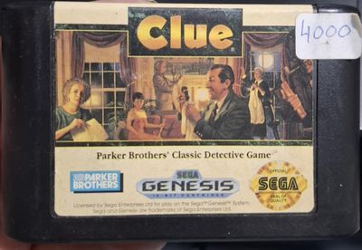 BAF1 Clue Sega Genesis Cartucho