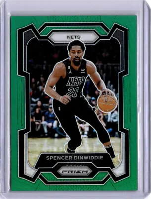 SJ 2023-24 Panini Prizm #84 Spencer Dinwiddie Prizms Green